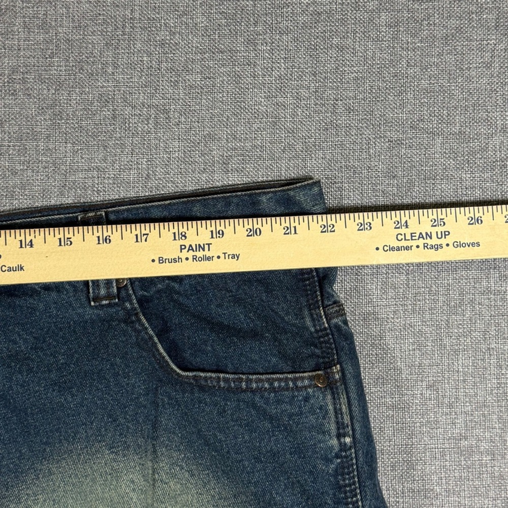 VTG Jordan Craig Denim Shorts Mens 44 Blue Baggy Y2K Skater Hip Hop Streetwear - Picture 7 of 8